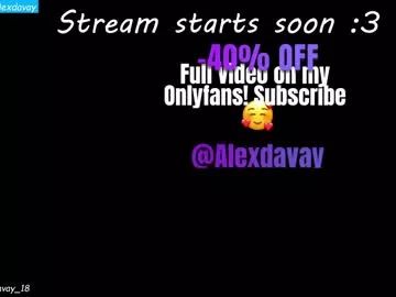 alexdavay from Chaturbate is Freechat