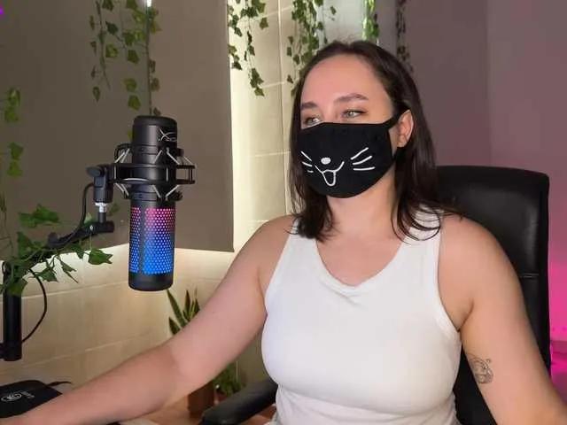 GummyPeach — I can be turned on by pleasant communication and respectful attitude towards me) and so, I like to look at myself when I dance, at my breasts, butt, stomach... mm, and I'm good